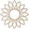 Ekena Millwork Daisy Wood Fretwork Pierced Ceiling Medallion, Alder, 16"OD x 5 5/8"ID x 3/8"T CMWP16X16X0375DAAL - alternate 4